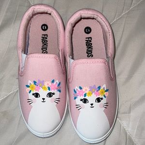 Slip on kids sneaker.